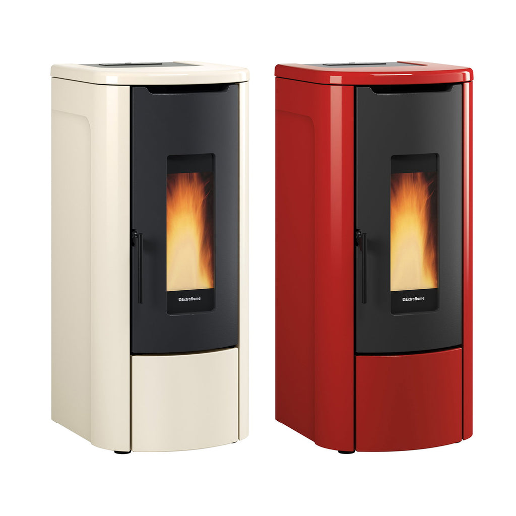 Comparaison des finitions disponibles du poêle Extraflame Rosanna Idro