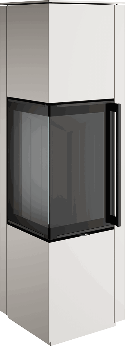Poêle à bois Spartherm Piko L avec vitre en L 7,7 kW