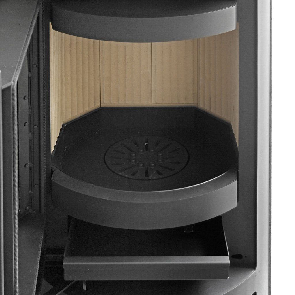 Olsberg Salado Compact 237954 – Poêle à bois 6 kW en céramique Blanc Neige