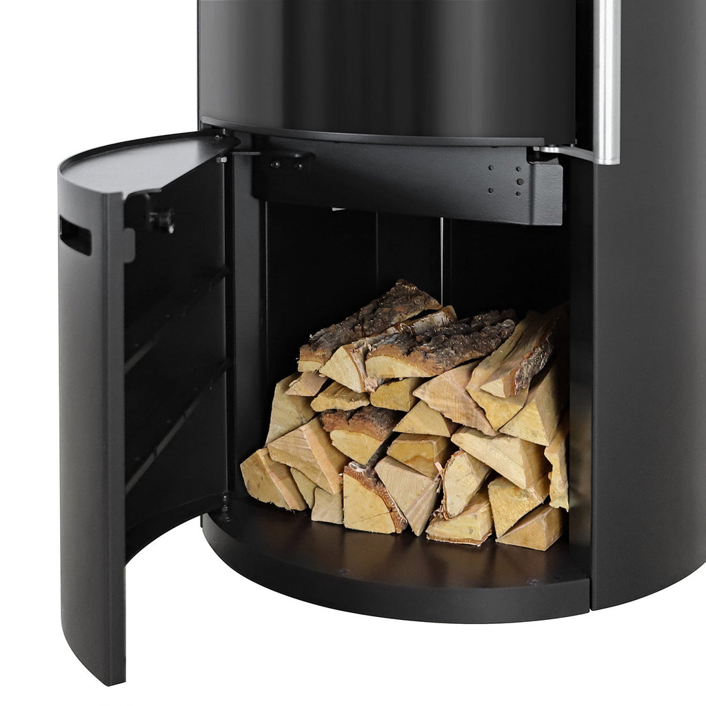 Poêle à bois Schmitzker Fisterra Vista Heat acier noir – 7 kW - image 6