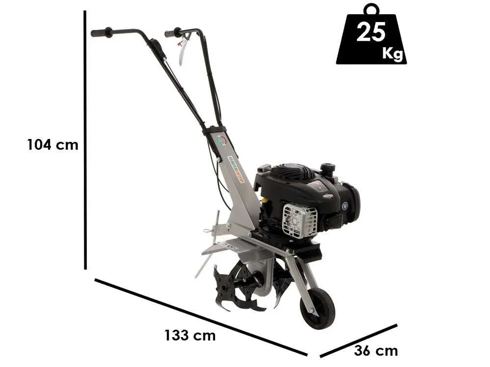 AgriEuro Premium AGRI 2 – Motobineuse thermique Briggs & Stratton 450 OHV – fraise 36 cm
