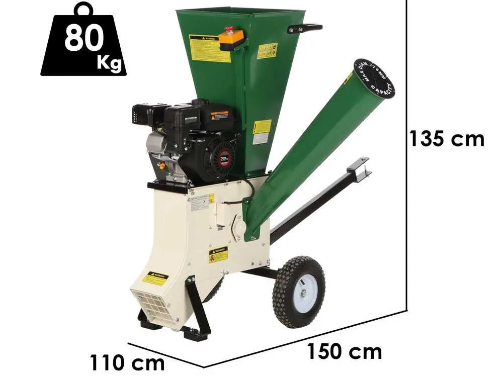 GreenBay GB-WDC 75 L - Broyeur thermique - Moteur Loncin 7 CV