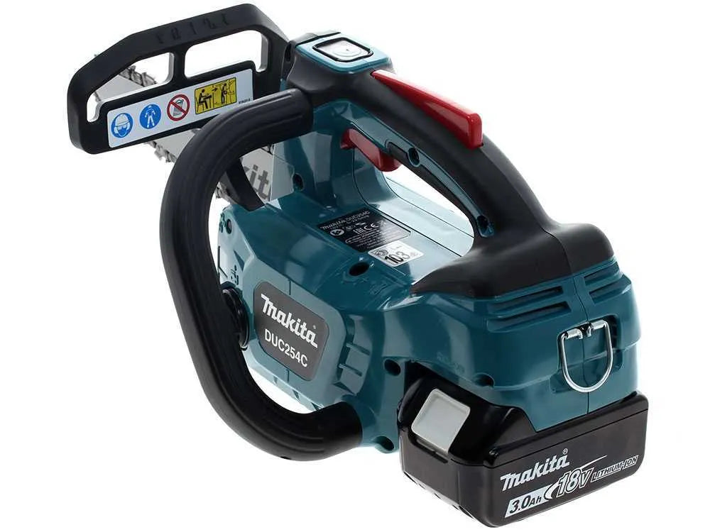 Makita DUC254CZ – Tronçonneuse d’élagage 18 V – Guide Carving 25 cm – Batterie 3 Ah – photo 9