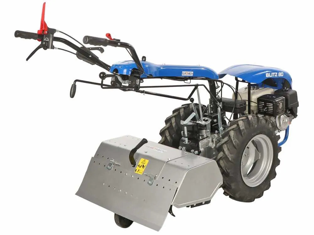 EuroMech BLITZ 80 Motoculteur essence Honda GX270 9 CV avec fraise 75 cm et attelage rapide HBS