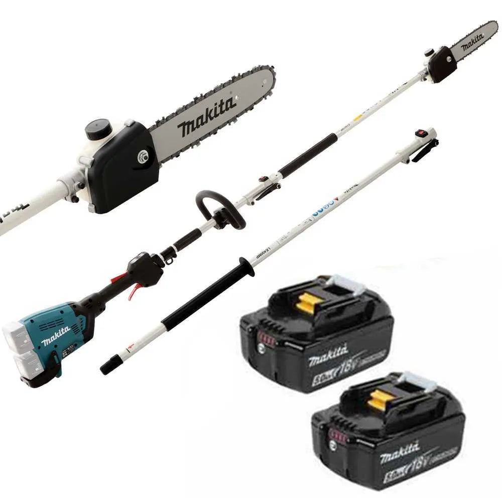 Makita DUX60 perche élagueuse multifonction à batterie 36 V avec rallonge