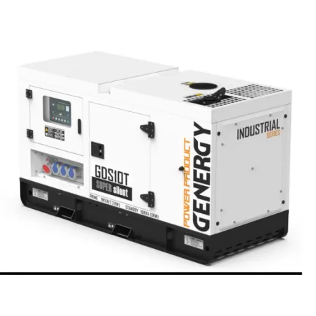 Groupe électrogène diesel GENERGY GDS10T – vue latérale