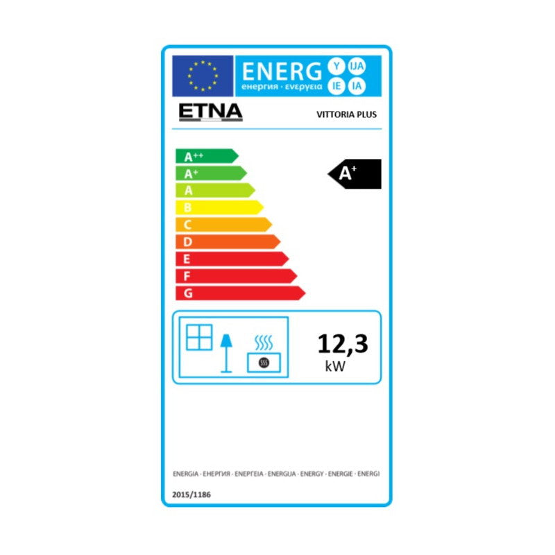 Poêle à granulés étanche ETNA Vittoria Plus 14 kW avec réservoir de 25 kg – image 7