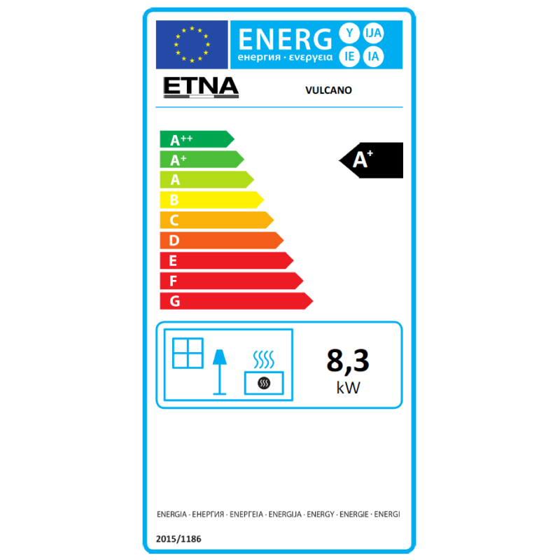 Poêle à granulés étanche ETNA Vulcano Silenzio UP 9,2 kW avec kit concentrique - image 7