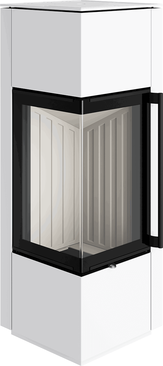 Poêle à bois Spartherm Piko S 7,7 kW avec vitre en L