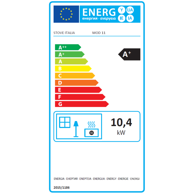 Poêle à granulés étanche Roma 11 kW pour chauffage jusqu'à 110 m² - image 7