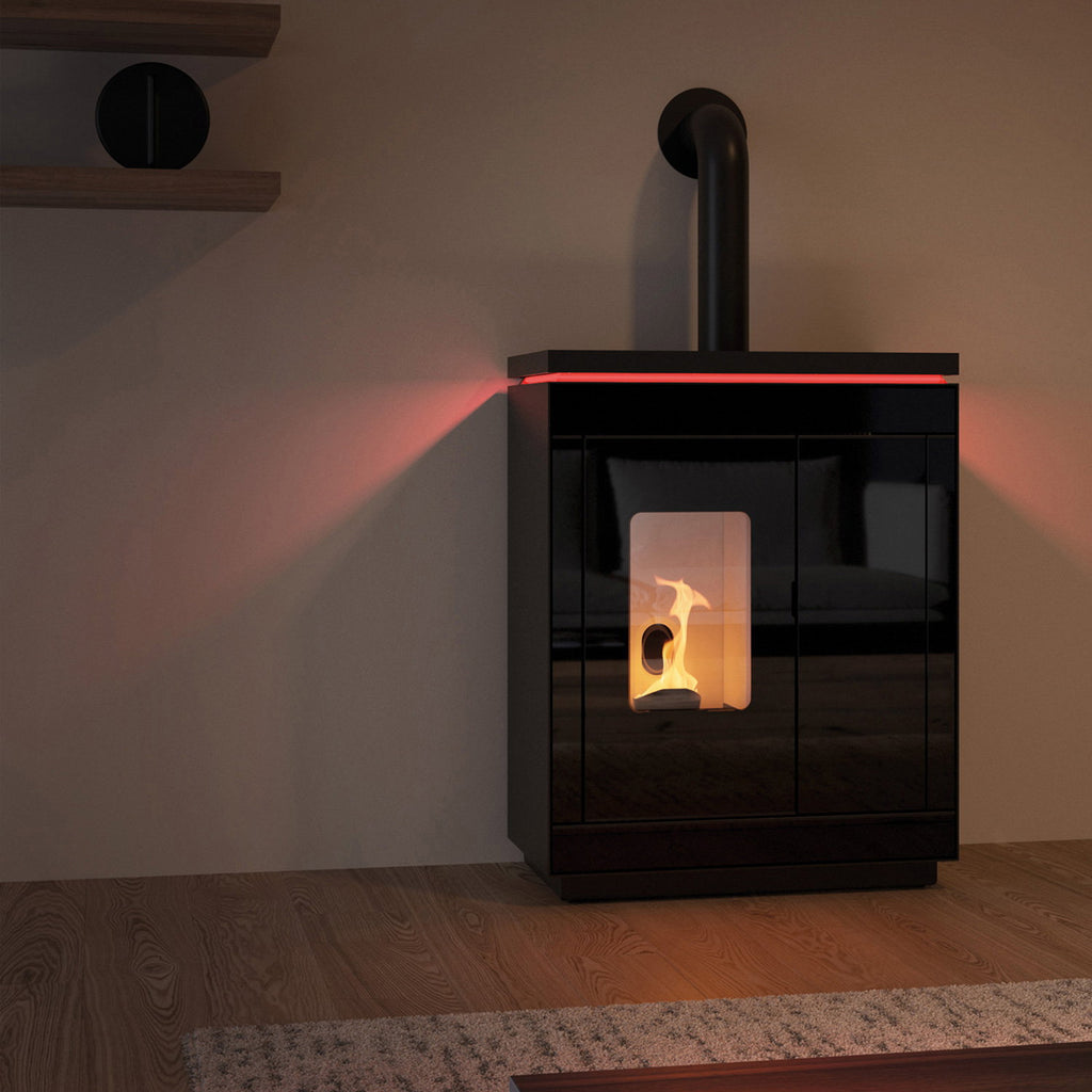 Poêle à granulés Olsberg Epana 6 kW – verre noir