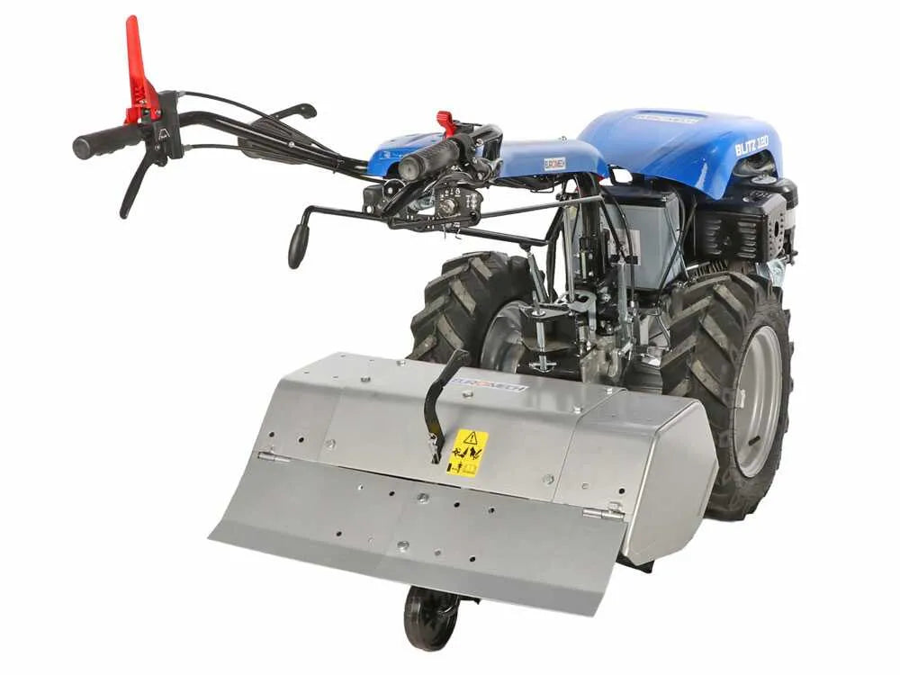 EuroMech BLITZ 120 Motoculteur essence Yagmur R420 16 CV avec démarrage électrique et attelage rapide