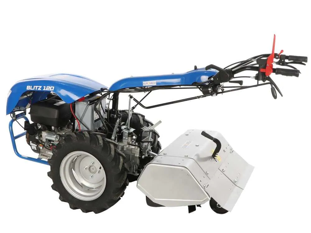 EuroMech BLITZ 120 Motoculteur essence Yagmur R420 16 CV avec démarrage électrique et attelage rapide