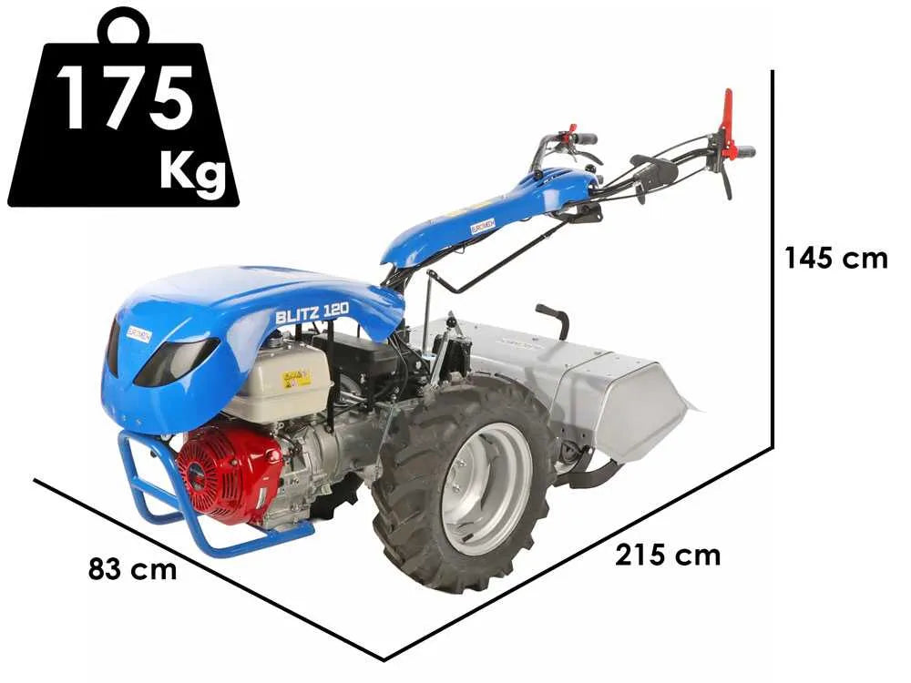 EuroMech BLITZ 120 motoculteur essence Honda GX390 13 CV – fraise 83 cm