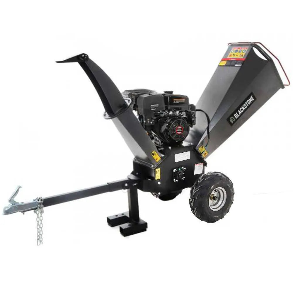 BlackStone BC 1500 LE - Broyeur de branches thermique professionnel - Moteur Loncin 15 CV - photo 1