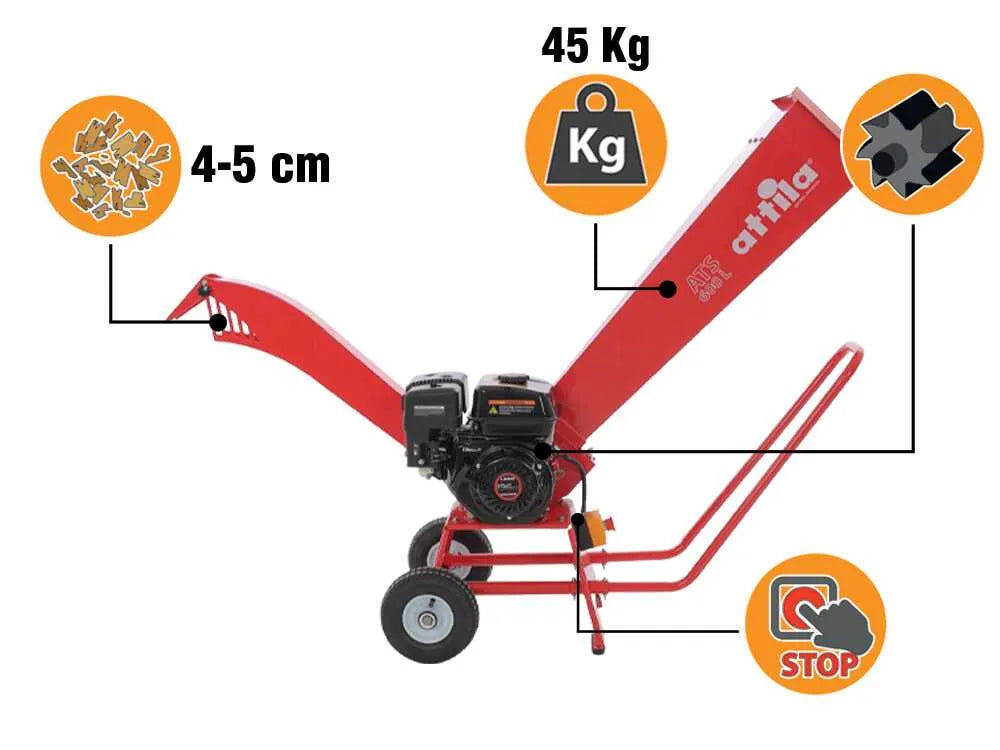 Attila ATS 600 L - Broyeur thermique Loncin G220F - photo 6