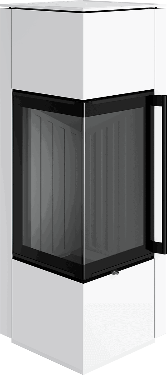 Poêle à bois Spartherm Piko S 7,7 kW avec vitre en L