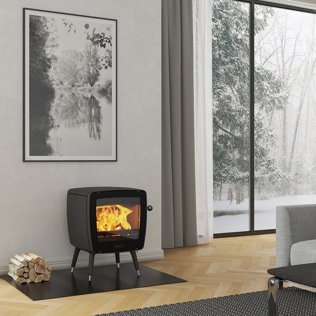 Poêle à bois Dovre Vintage 35 en fonte noire 7 kW