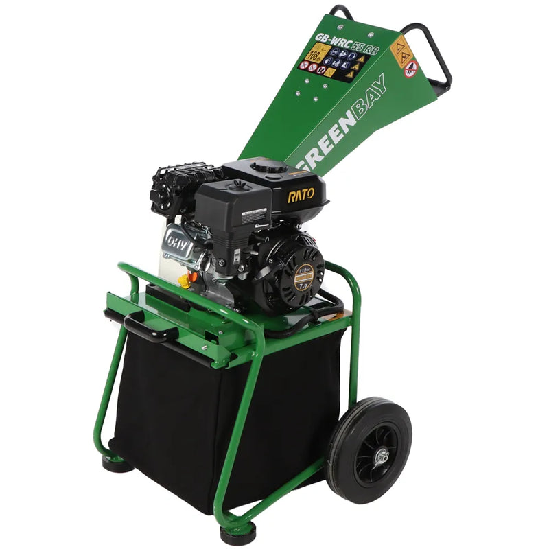 GreenBay GB-WRC 50 L - Broyeur de branches thermique - Moteur Rato 7 CV - vue 1