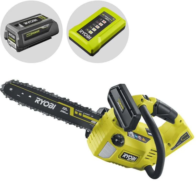 Ryobi RY36THCSX30A-140 – Tronçonneuse d’élagage 36 V – Batterie 4 Ah – Guide 30 cm – photo 1