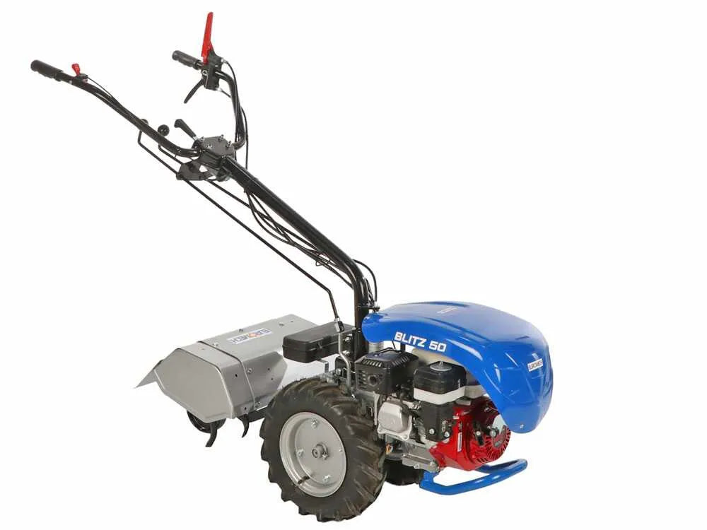 EuroMech BLITZ 50 Motoculteur essence Honda GX200 6,5 CV fraise 50 cm roues 4.00-8 – photo 9