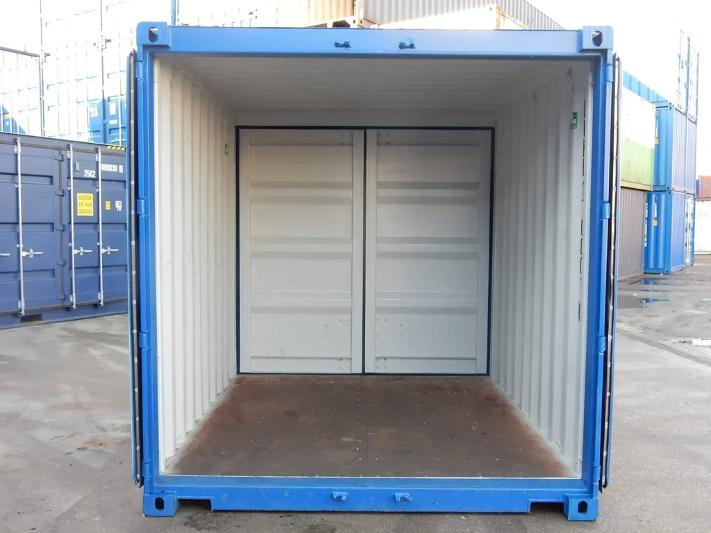 Conteneur maritime d’occasion 10 pieds à double porte – Acier Corten