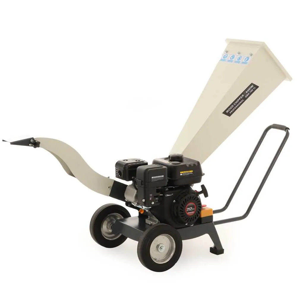 BlackStone GBK 600 - Broyeur de branches thermique - Moteur Loncin 7 CV