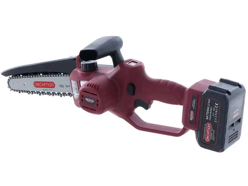 Archman PE01X – Élagueuse électrique à batterie 21 V – 2 batteries 4 Ah – Guide 20 cm – photo 9