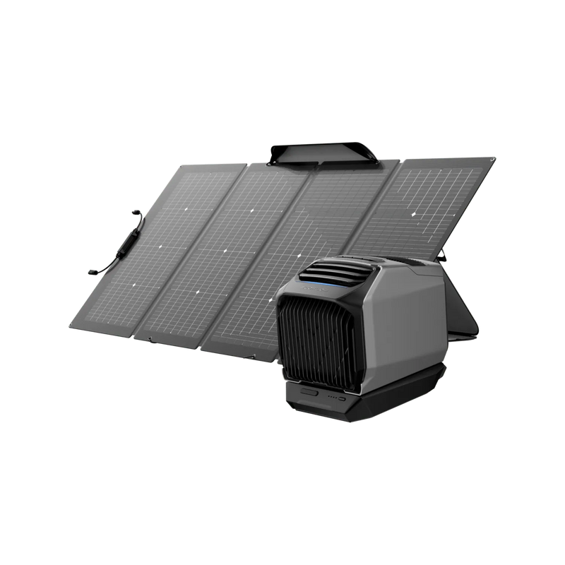 EcoFlow WAVE 2 avec batterie 1 159 Wh et panneau solaire bifacial portable 220 W