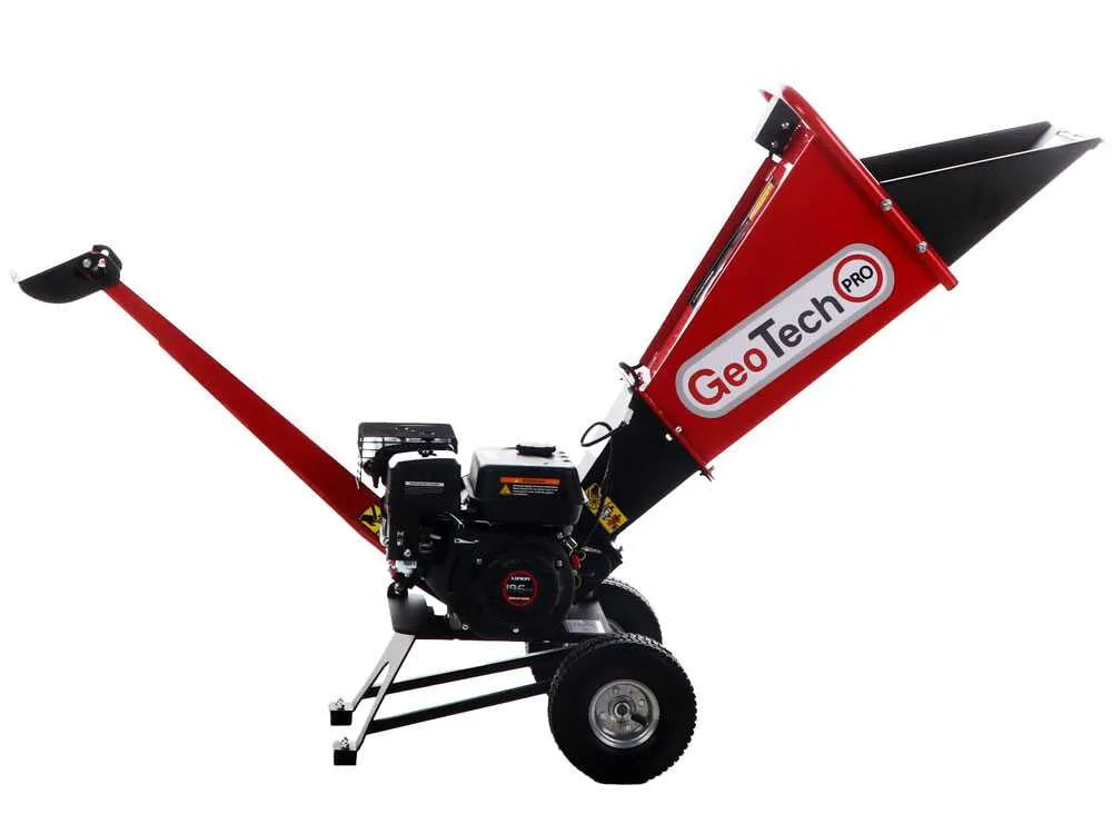 GeoTech Pro PCS 50 L - Broyeur de branches thermique - Loncin 6,5 CV