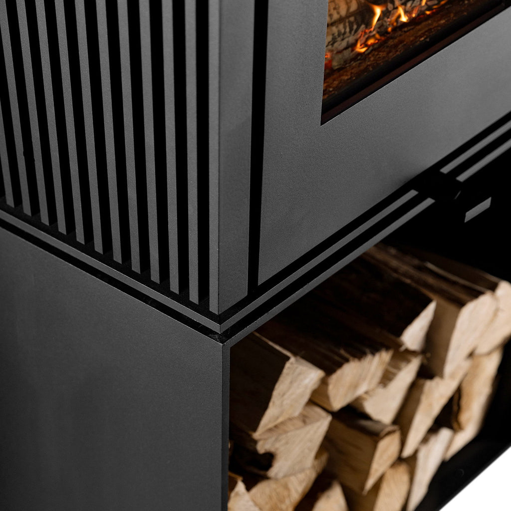 Schmitzker Cuby S55085 – Poêle à bois en acier 6,4 kW