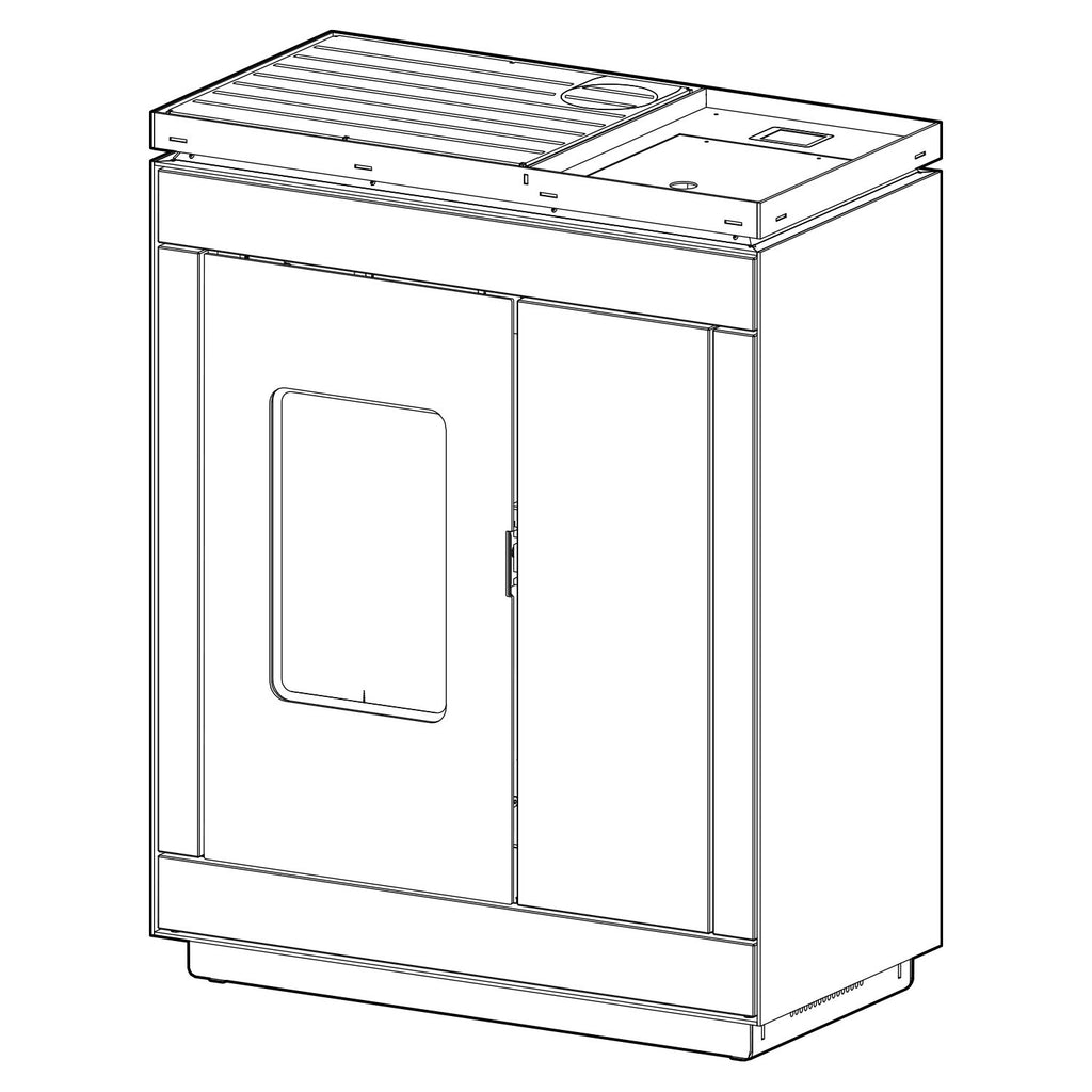 Poêle à granulés Olsberg Epana 6 kW – verre noir