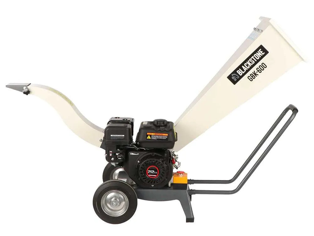 BlackStone GBK 600 - Broyeur de branches thermique - Moteur Loncin 7 CV
