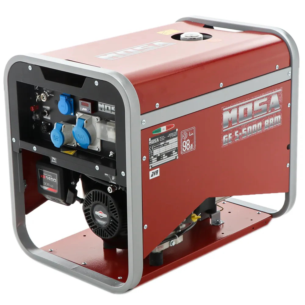 MOSA MOSA GE S-5000 BBM AVR EAS – Groupe électrogène essence 4,5 kW, moteur Briggs & Stratton – photo 1