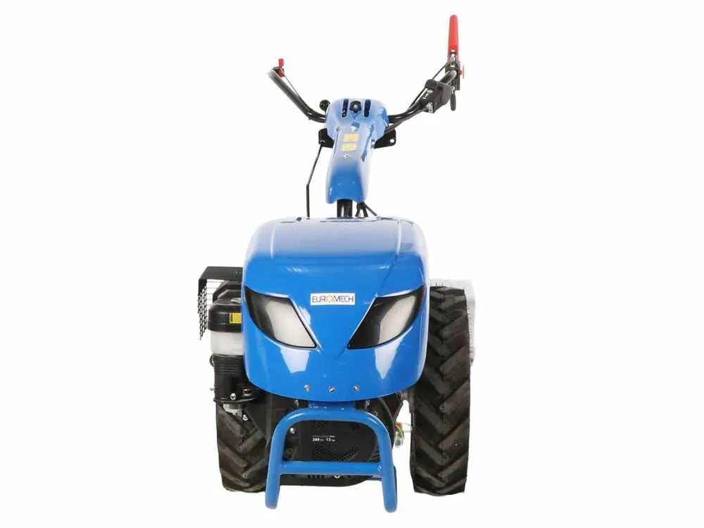 EuroMech BLITZ 80 motoculteur essence Yagmur R390 13 CV avec fraise 75 cm et attelage rapide HBS