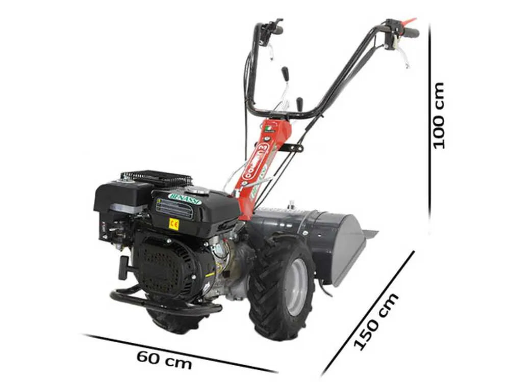 Benassi MC2300C Reverso – Motoculteur essence Hwasdan H170F 5,5 CV, fraise 48 cm – photo 2