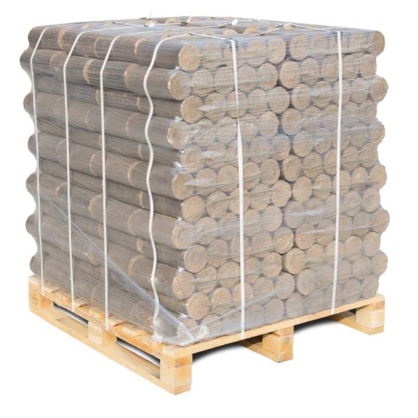 Briquettes de bois dur PREMIUM – Hêtre et chêne, palette de 960 kg