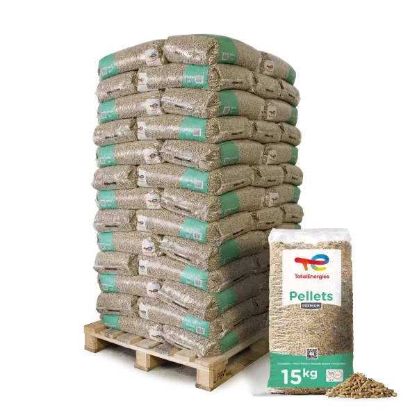 Granulés de bois Premium TotalEnergies ENplus A1 – Sac de 15 kg