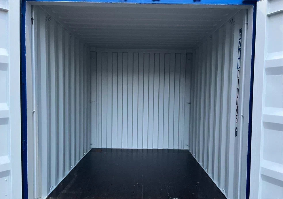 Conteneur de stockage 10 pieds IICL 6 – Bleu RAL 5010, HZKU 010 045-6