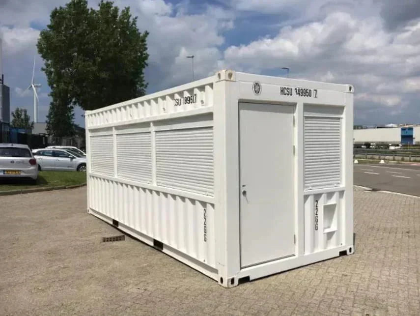 Container d’observation 20 pieds – Bureau de surveillance vitré, isolé et personnalisable