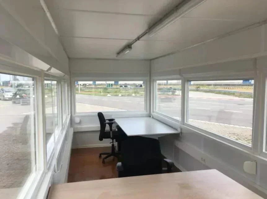 Container d’observation 20 pieds – Bureau de surveillance vitré, isolé et personnalisable