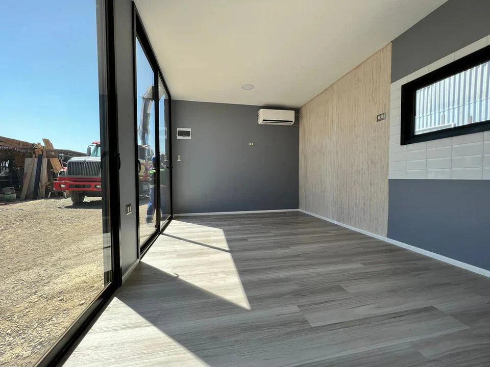Maison modulaire MONTES de 36 m² – 2 chambres, salle de bain et cuisine ouverte