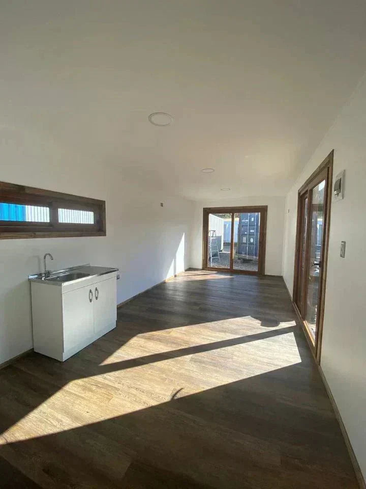 Maison modulaire GONZALEZ 36 m² – 1 chambre, salle de bain et espace de vie ouvert