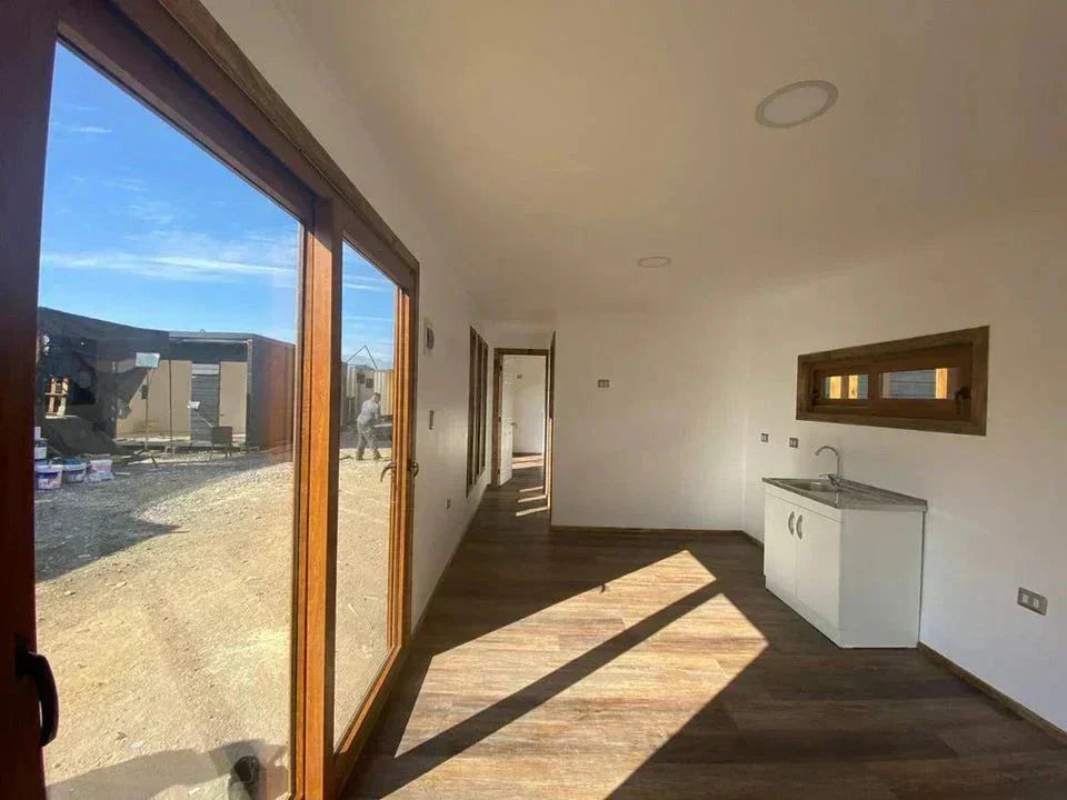 Maison modulaire GONZALEZ 36 m² – 1 chambre, salle de bain et espace de vie ouvert