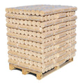 Briquettes de bois résineux rondes sans trou – Épicéa et pin, palette de 960 kg