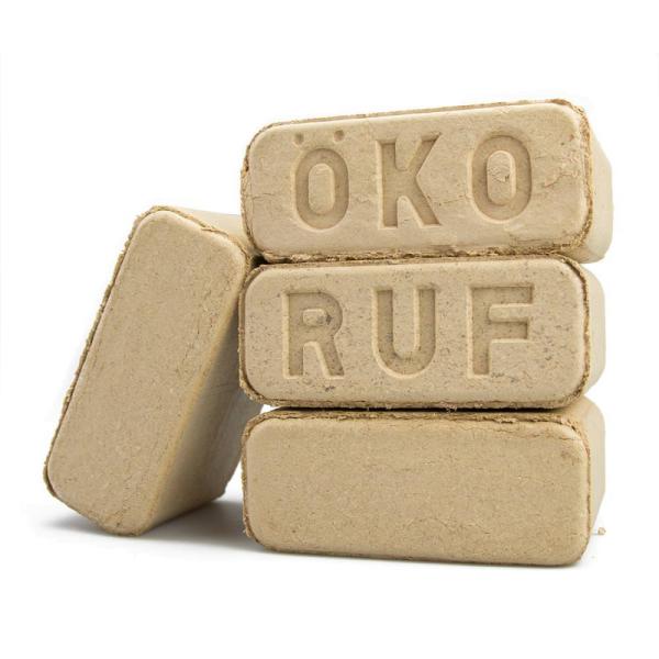 Briquettes de bois RUF en hêtre – FSC, chaleur durable et combustion régulière
