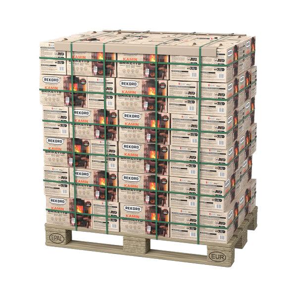 Briquettes de lignite REKORD 900Kg – Chauffage longue durée pour cheminée et poêle
