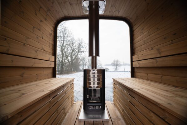 HOBI – sauna moderne en pin thermotraité