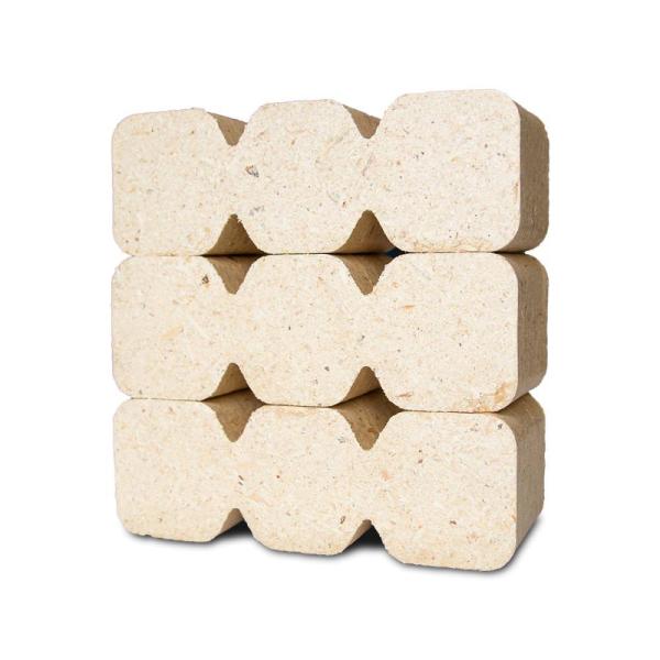 Briquettes de bois RUF TRIPLEX mixtes – Palette de 960 kg, combustion longue durée