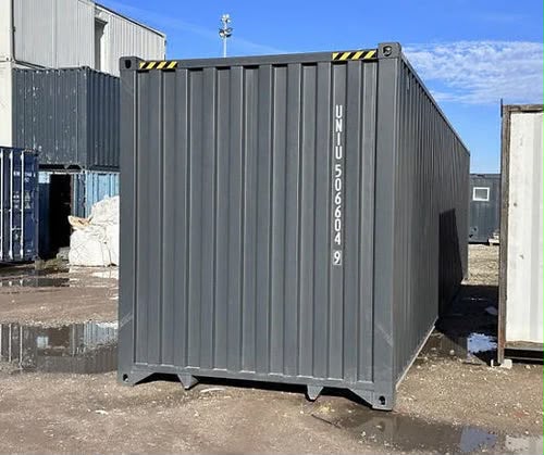 Conteneur maritime 40 pieds High Cube neuf First Voyage – Anthracite RAL 7016